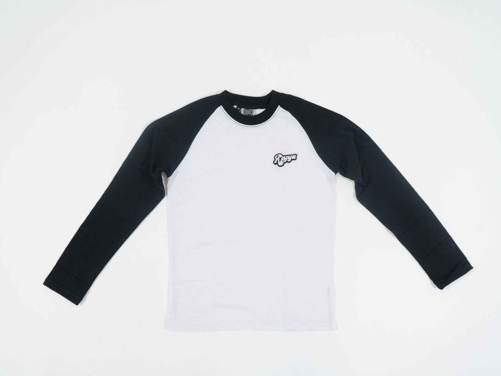 JET BLACK & WHITE LONG SLEEVE T-SHIRT