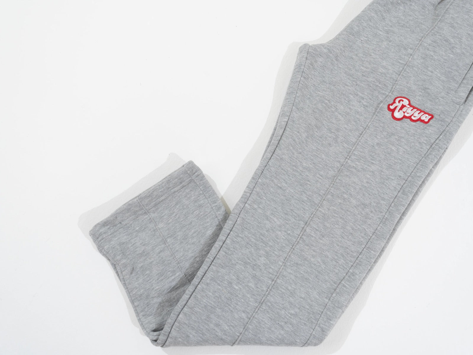 GREY & RED RIYYA FLARED BOTTOMS