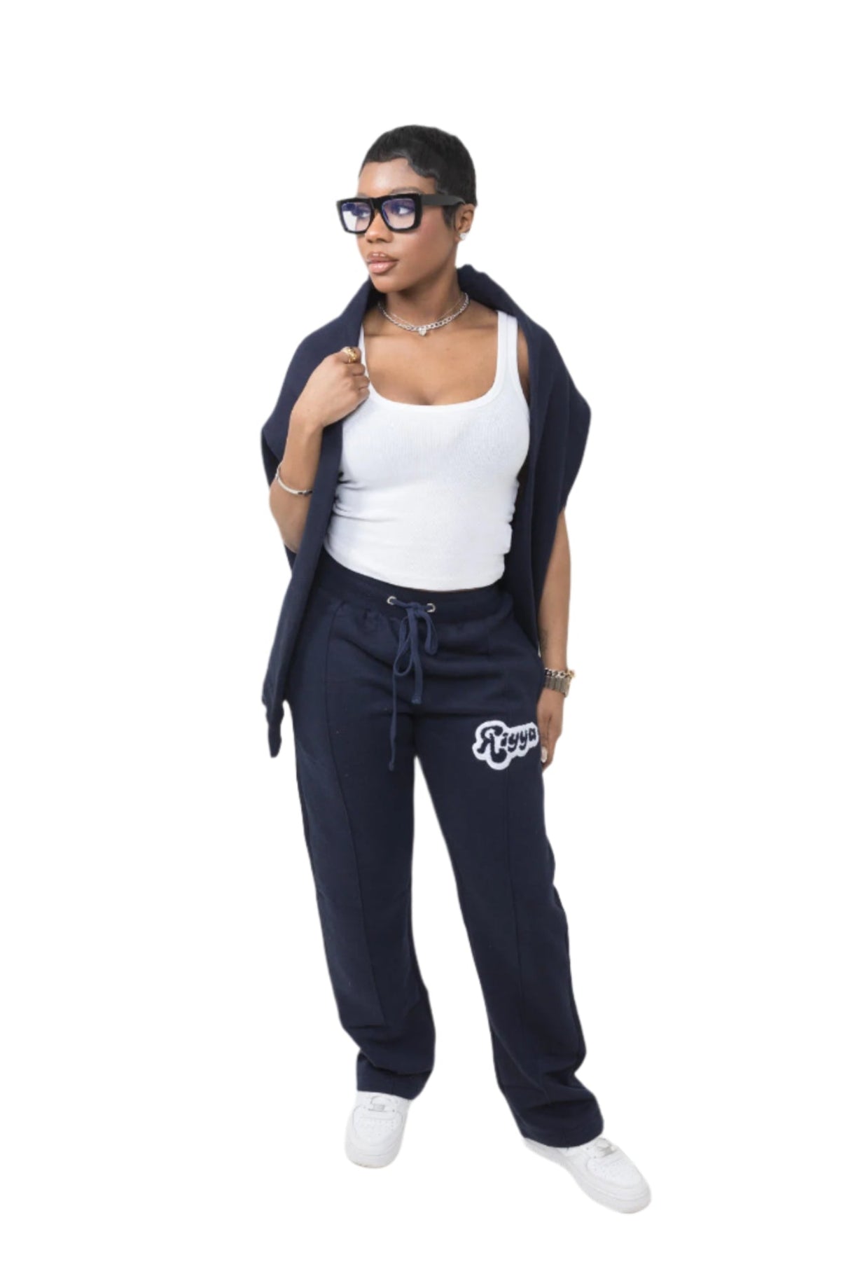 NEAT NAVY FLARED BOTTOMS